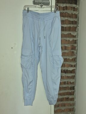 Lululemon Dance Studio Cargo Pants Size M Medium Light Blue